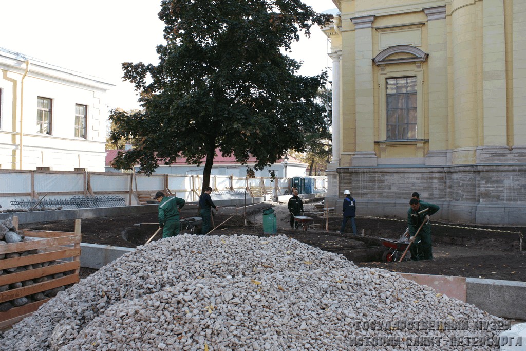 Реставрация фасадов Петропавловского собора